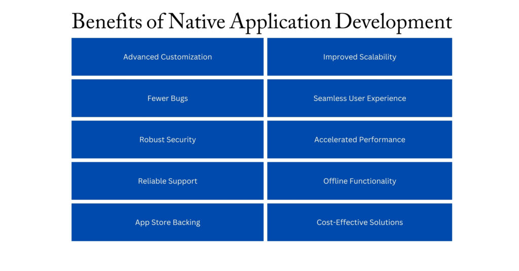 benefits of native app development