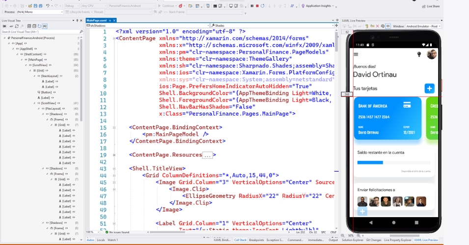 Xamarin framework