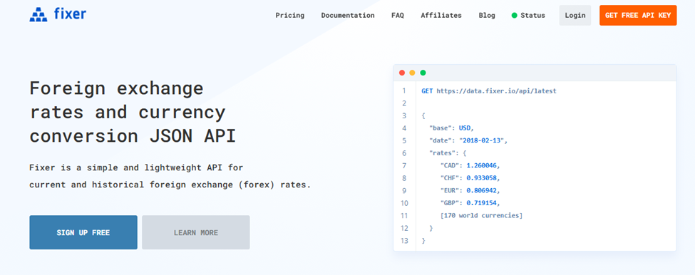 Top 15 Free APIs for Mobile Apps for Enhanced Functionality 19 Fixer.io API