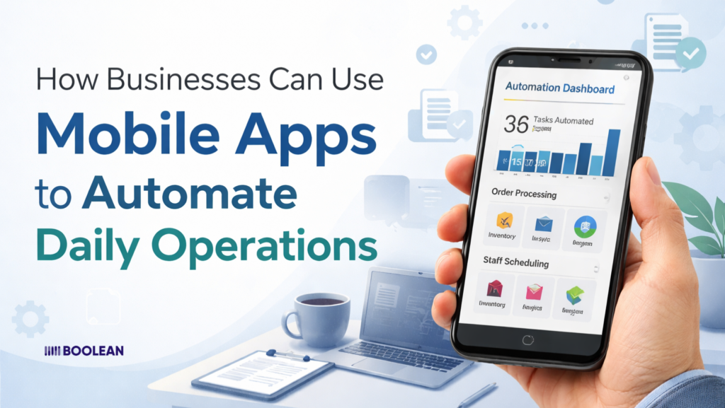 How Businesses Can Use Mobile Apps to Automate Daily Operations 1 How Businesses Can Use Mobile Apps to Automate Daily Operations