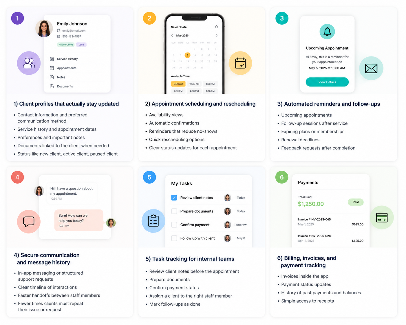 Key Features That Help Service Businesses Manage Clients More Effectively